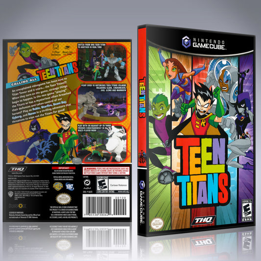 GameCube Replacement Case - NO GAME - Teen Titans