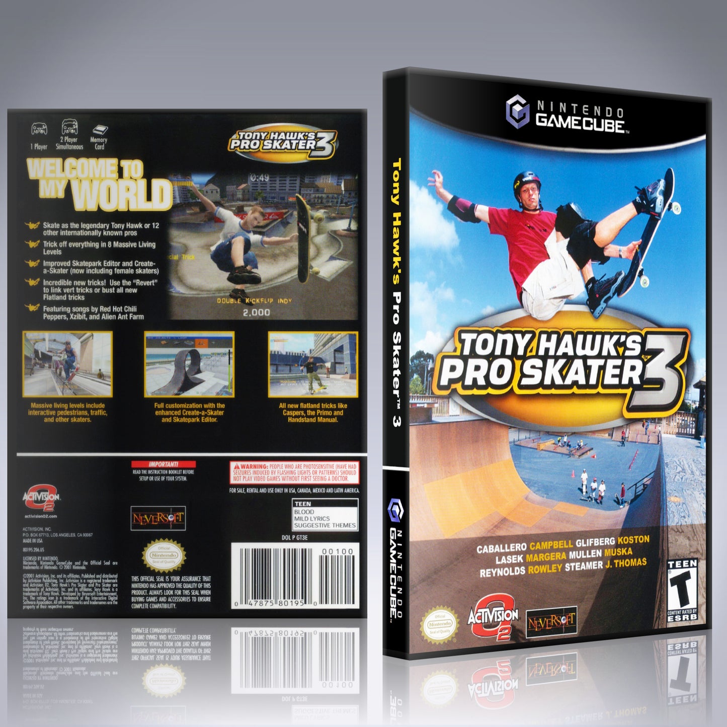 Tony Hawk's Pro Skater 3 Nintendo Gamecube Game: Nintendo