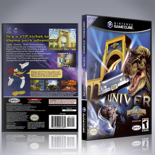 GameCube Replacement Case - NO GAME - Universal Studios Theme Park Adventure