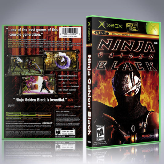 Xbox Case - NO GAME - Ninja Gaiden Black