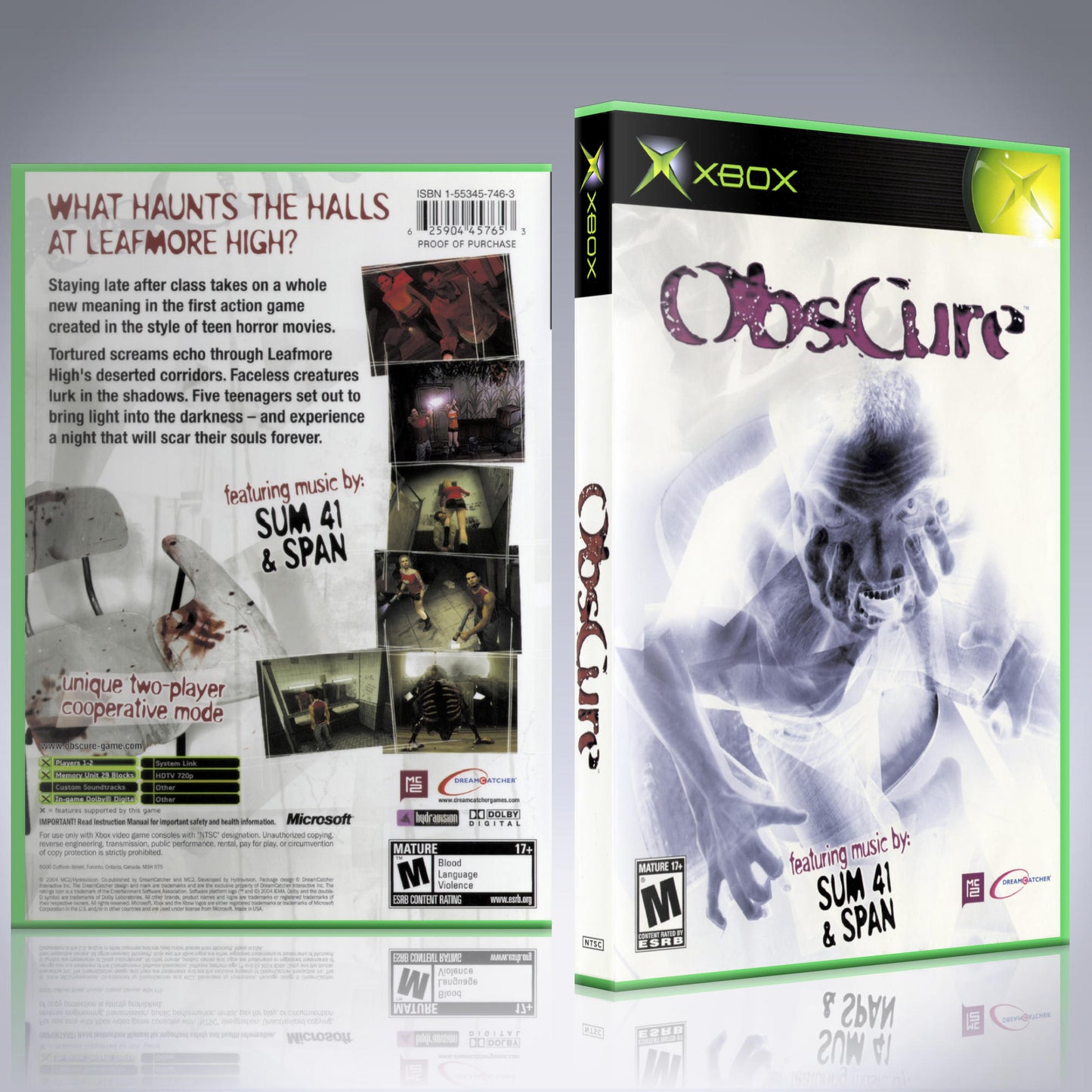 Xbox Case - NO GAME - Obscure