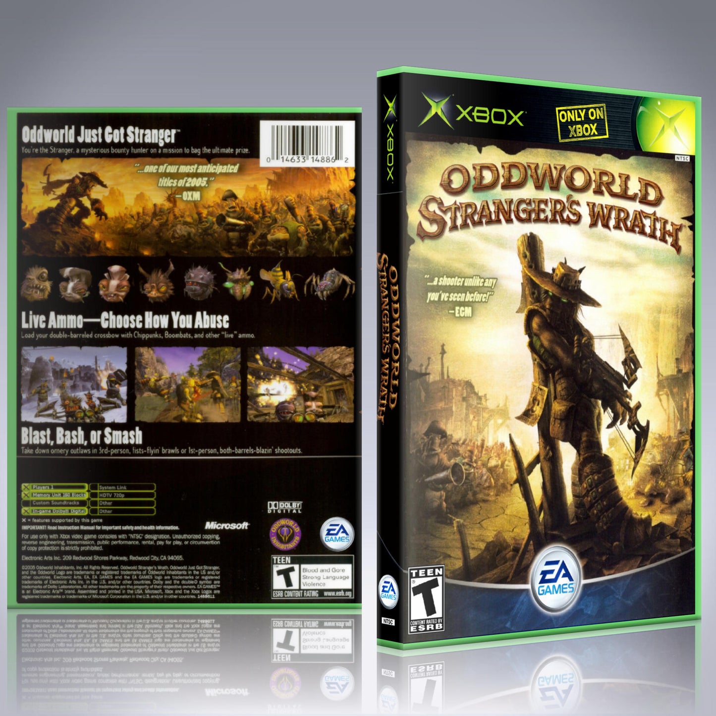 Xbox Case - NO GAME - Oddworld - Stranger's Wrath