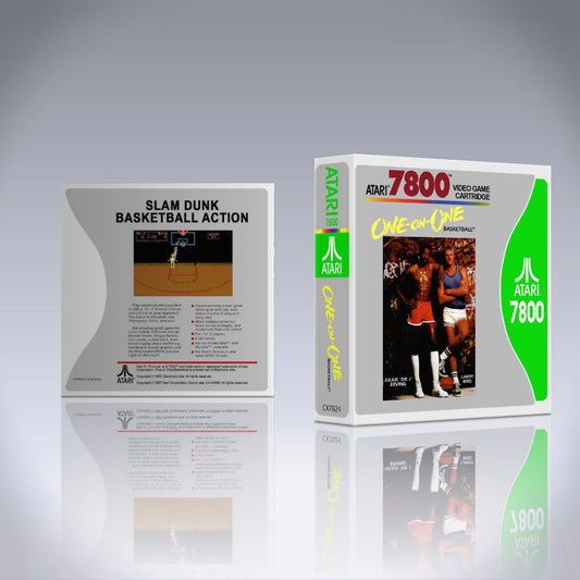 Atari 7800 Case - No Game - One on One Basketball