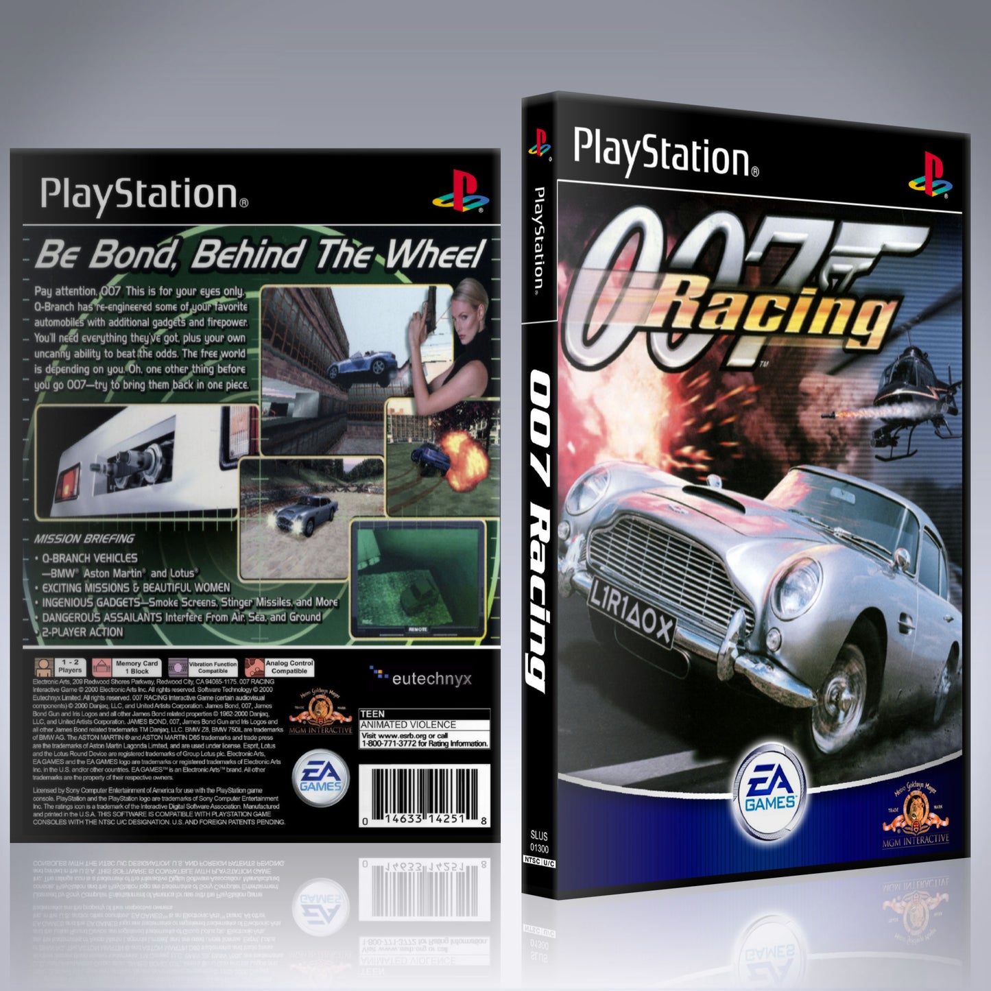 PS1 Case - NO GAME - 007 Racing