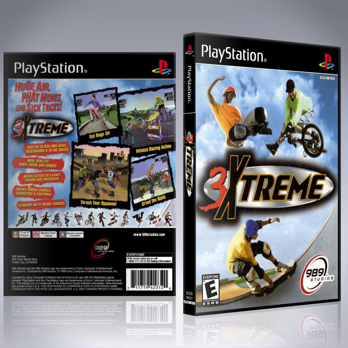 PS1 Case - NO GAME - 3Xtreme
