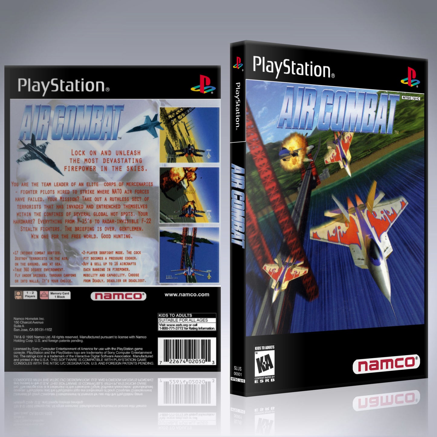 PS1 Case - NO GAME - Air Combat