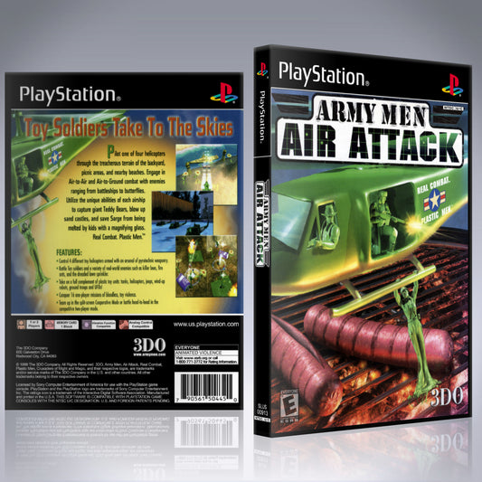 PS1 Case - NO GAME - Army Men - Air Attack