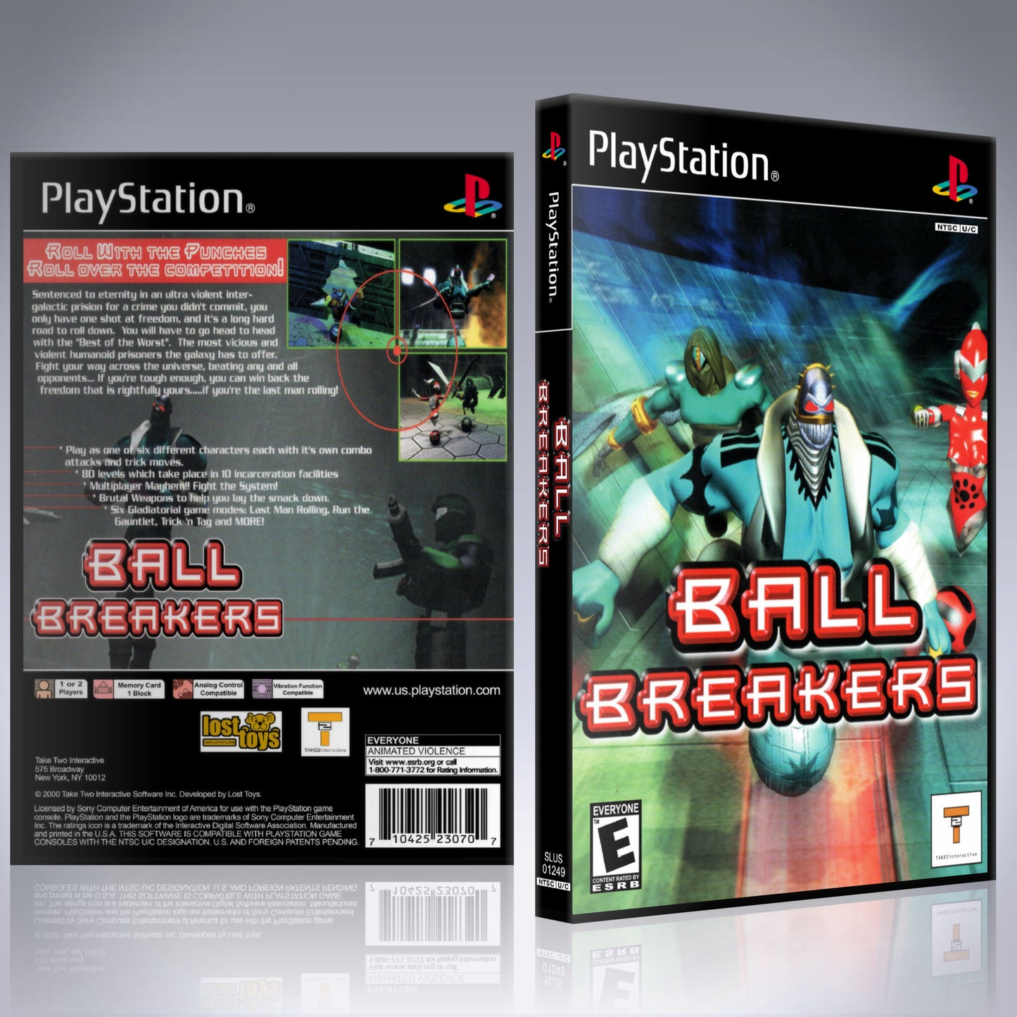 PS1 Case - NO GAME - Ball Breakers