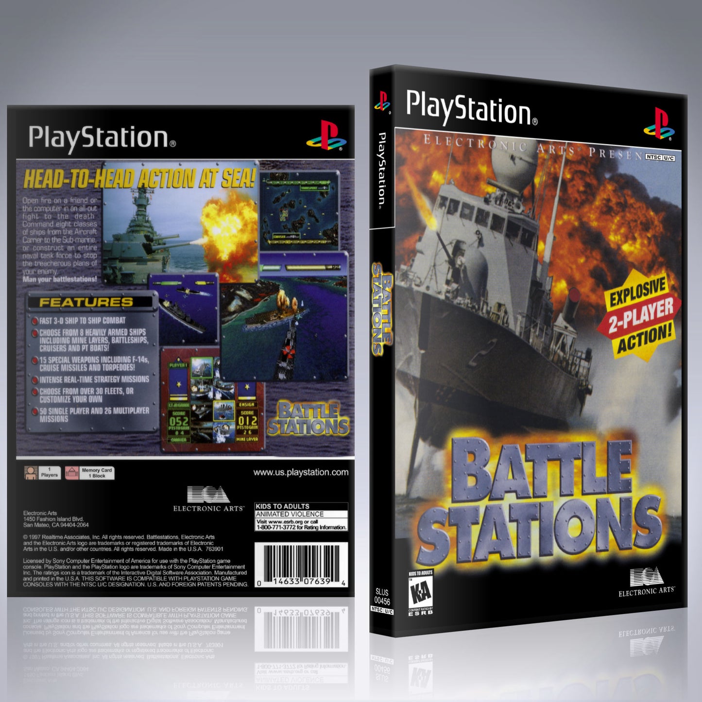 PS1 Case - NO GAME - Battlestations