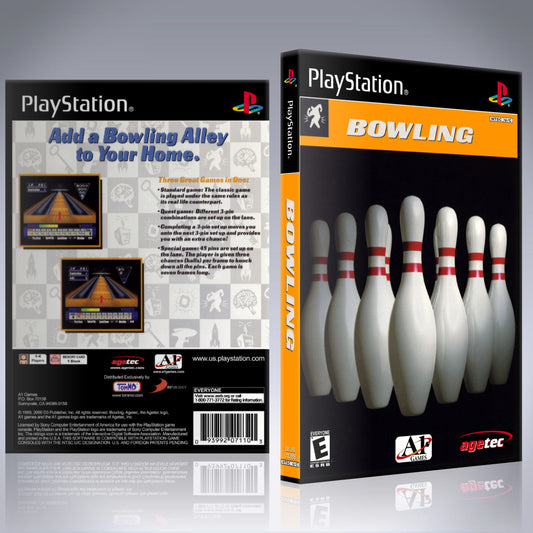 PS1 Case - NO GAME - Bowling