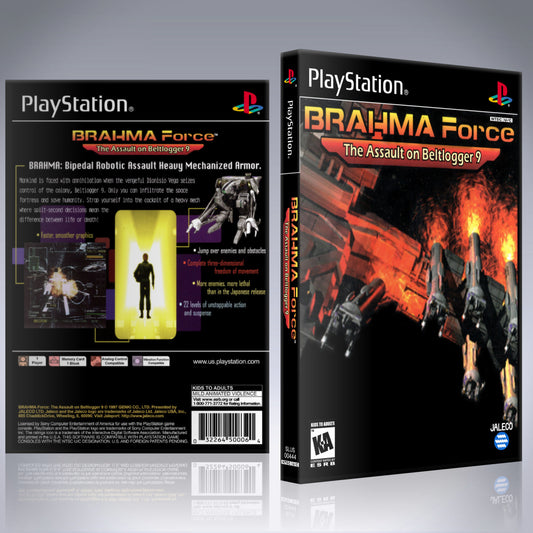 PS1 Case - NO GAME - Brahma Force