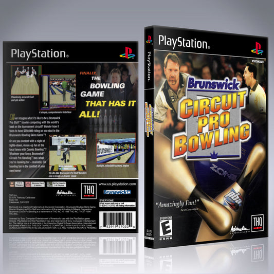 PS1 Case - NO GAME - Brunswick Circuit Pro Bowling