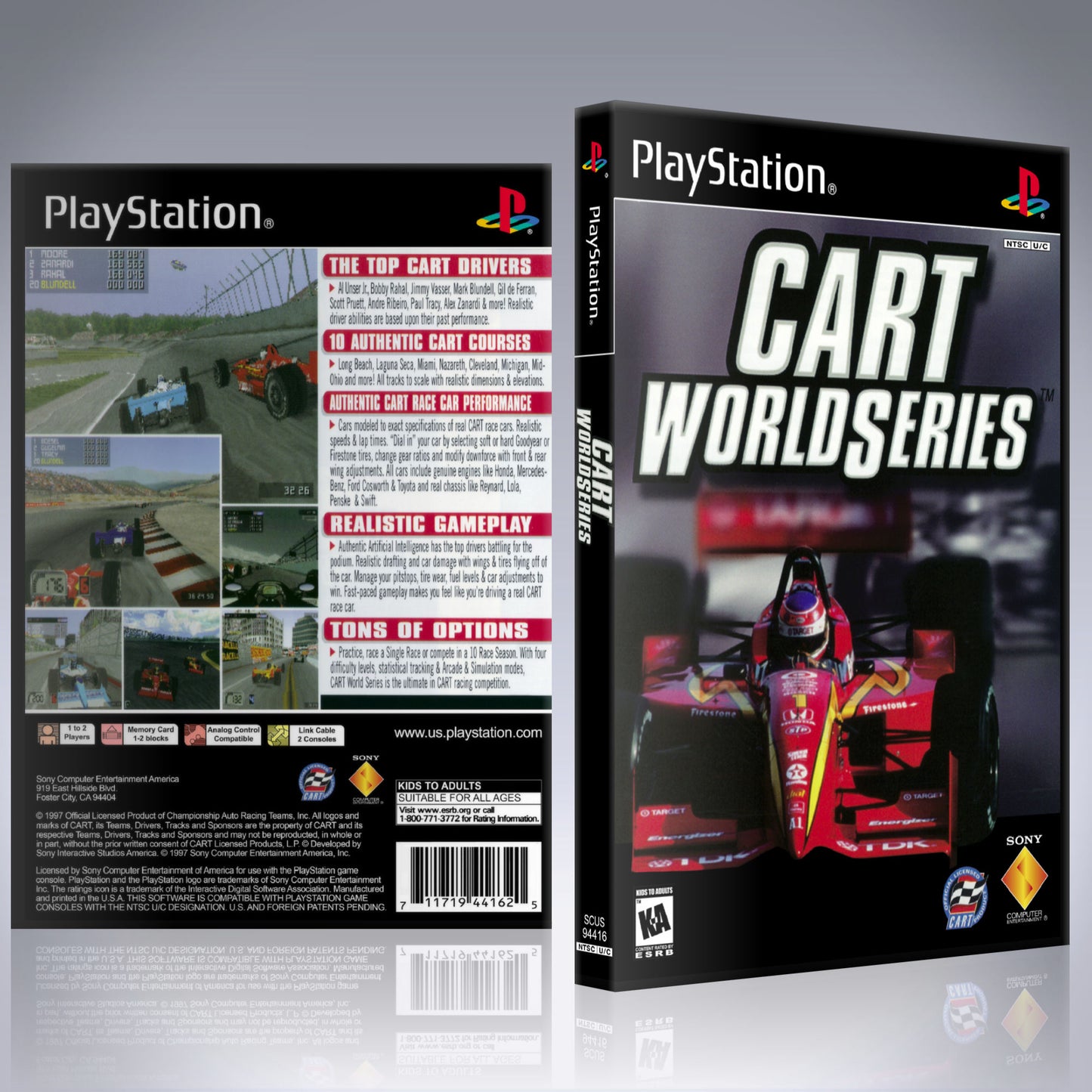 PS1 Case - NO GAME - CART World Series