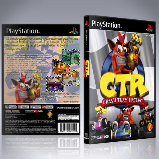 PS1 Case - NO GAME - CTR - Crash Team Racing