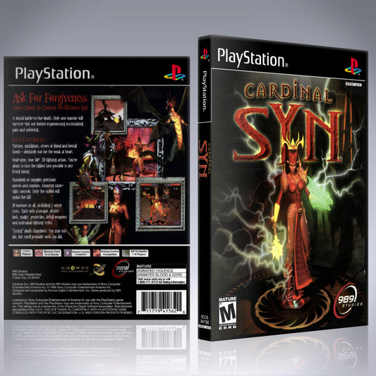 PS1 Case - NO GAME - Cardinal Syn