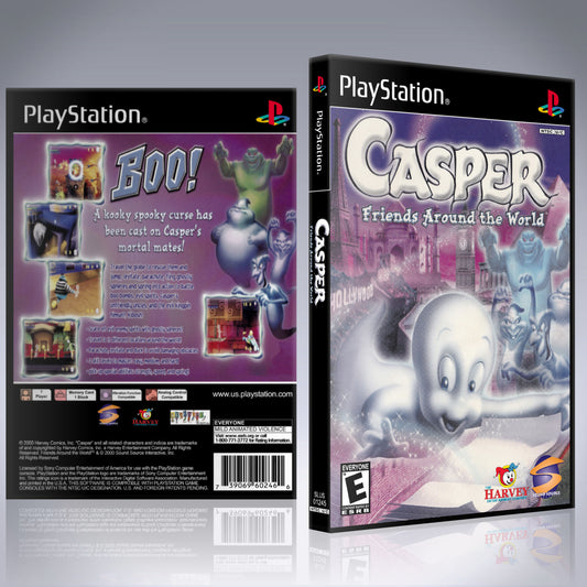 PS1 Case - NO GAME - Casper - Friends Around The World