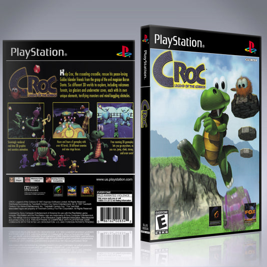 PS1 Case - NO GAME - Croc - Legend of the Gobbos