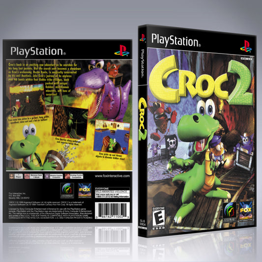 PS1 Case - NO GAME - Croc 2