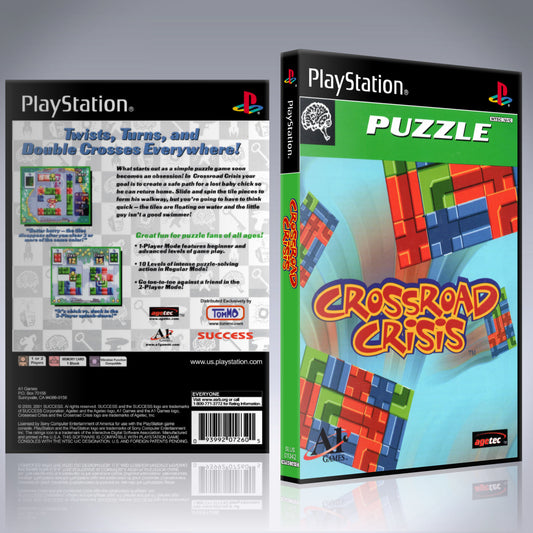 PS1 Case - NO GAME - Crossroad Crisis