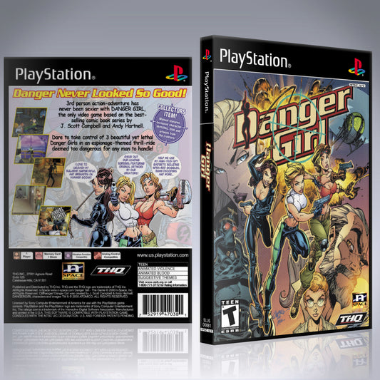 PS1 Case - NO GAME - Danger Girl