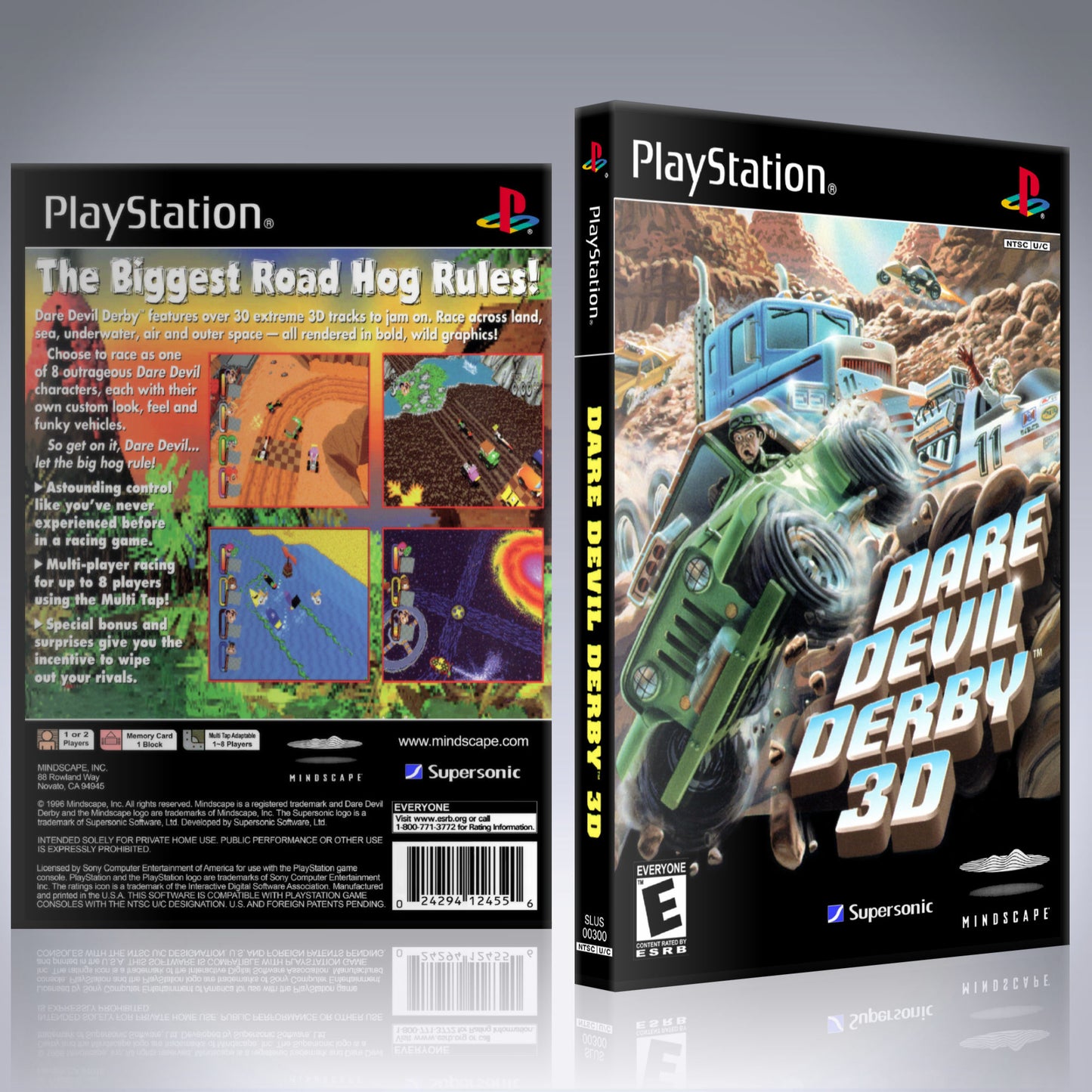 PS1 Case - NO GAME - Dare Devil Derby 3D