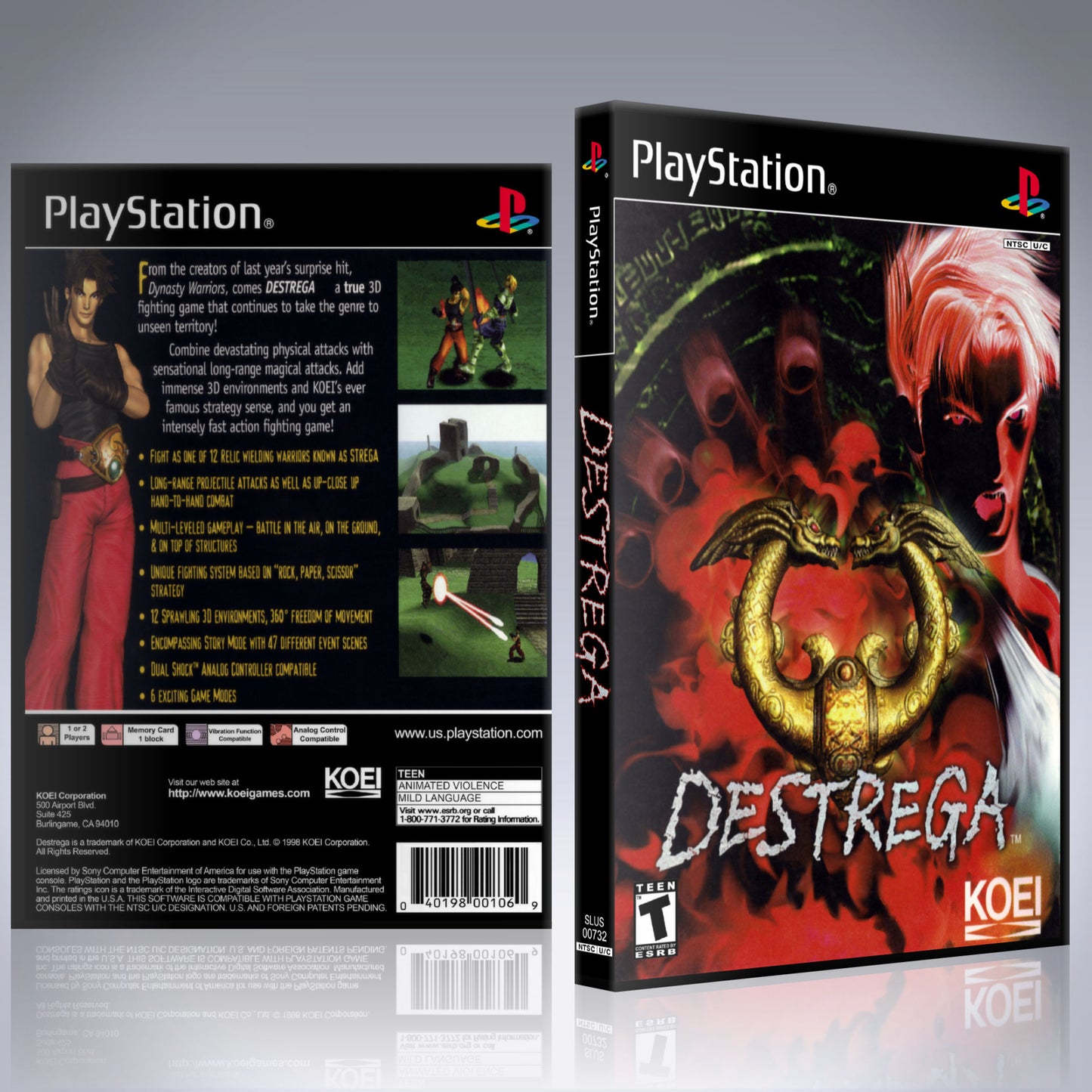 PS1 Case - NO GAME - Destrega