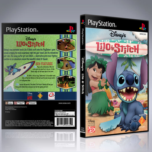 PS1 Case - NO GAME - Disney's Lilo & Stitch