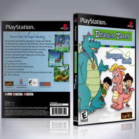 PS1 Case - NO GAME - Dragon Tales - Dragon Seek