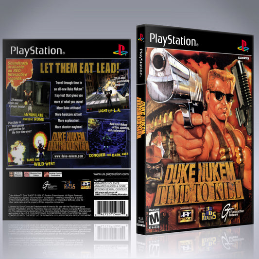 PS1 Case - NO GAME - Duke Nukem - Time to Kill