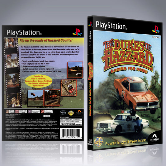 PS1 Case - NO GAME - Dukes of Hazzard - Racing for Home