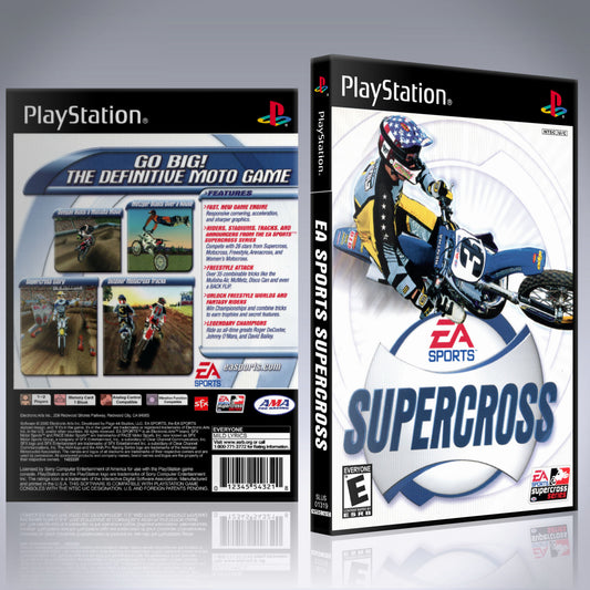 PS1 Case - NO GAME - EA Sports Supercross