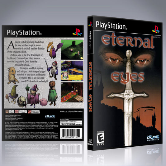 PS1 Case - NO GAME - Eternal Eyes