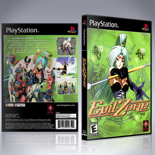 PS1 Case - NO GAME - Evil Zone