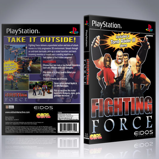 PS1 Case - NO GAME - Fighting Force