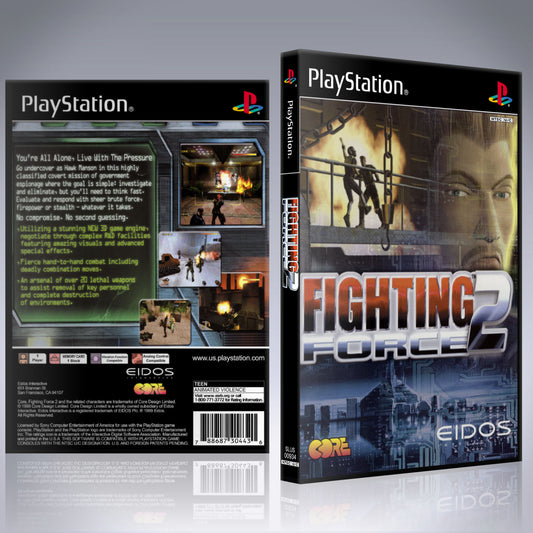 PS1 Case - NO GAME - Fighting Force 2