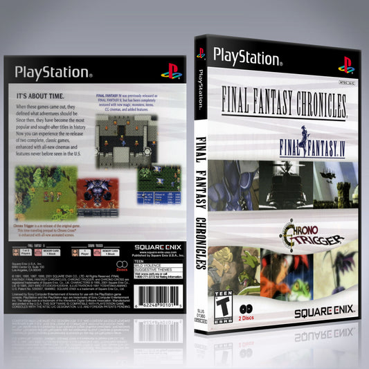 PS1 Case - NO GAME - Final Fantasy Chronicles [2 Disc]