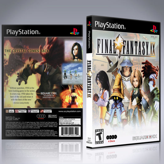 PS1 Case - NO GAME - Final Fantasy IX [4 Disc]