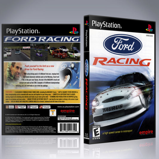 PS1 Case - NO GAME - Ford Racing