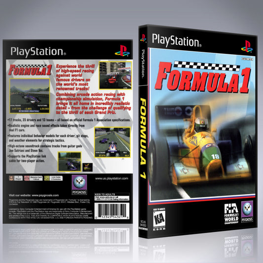 PS1 Case - NO GAME - Formula 1