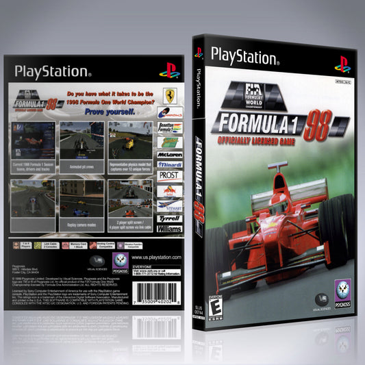 PS1 Case - NO GAME - Formula 1 '98