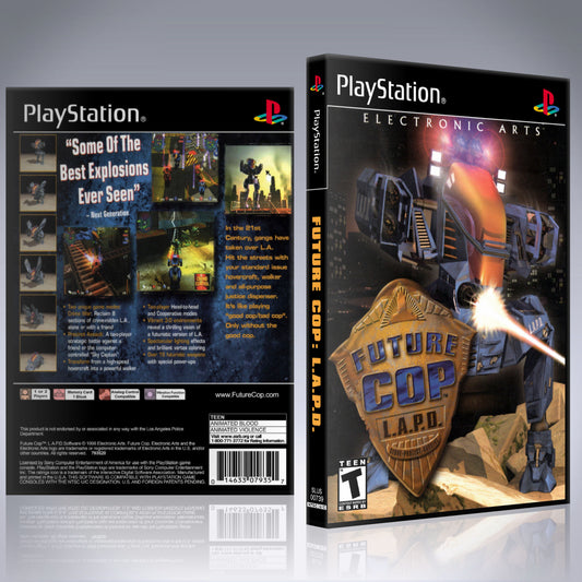 PS1 Case - NO GAME - Future Cop LAPD