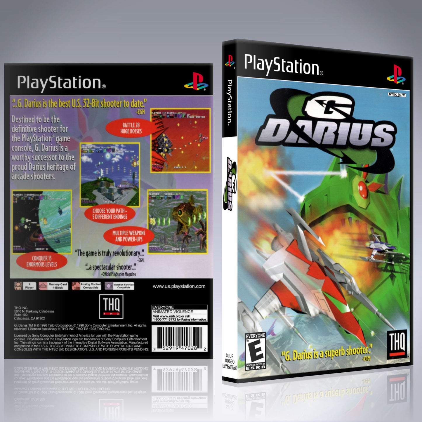 PS1 Case - NO GAME - G. Darius