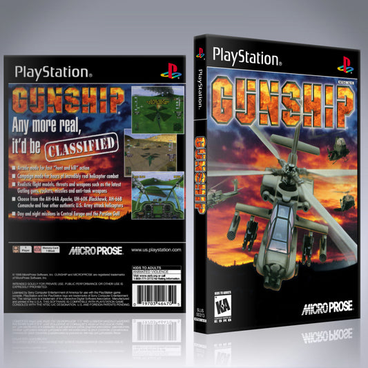 PS1 Case - NO GAME - Gunship