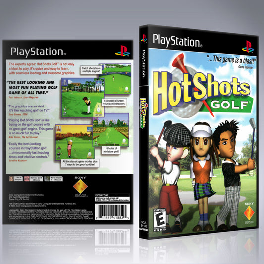 PS1 Case - NO GAME - Hot Shots Golf