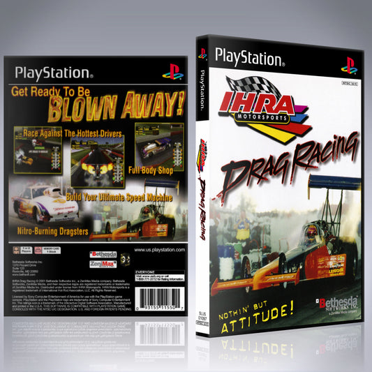 PS1 Case - NO GAME - IHRA Drag Racing