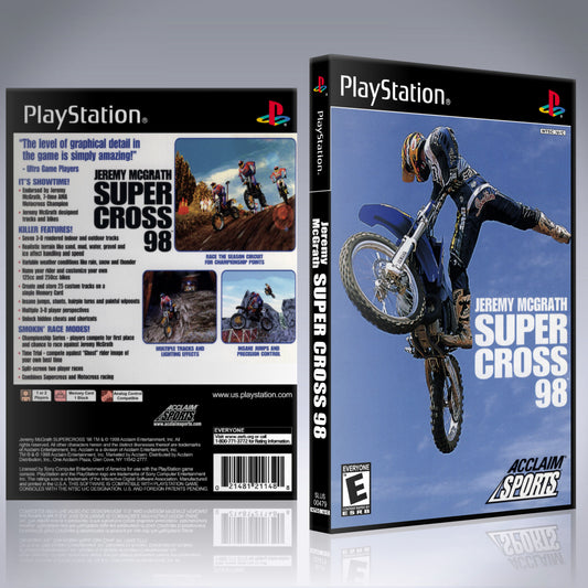 PS1 Case - NO GAME - Jeremy McGrath Super Cross 98