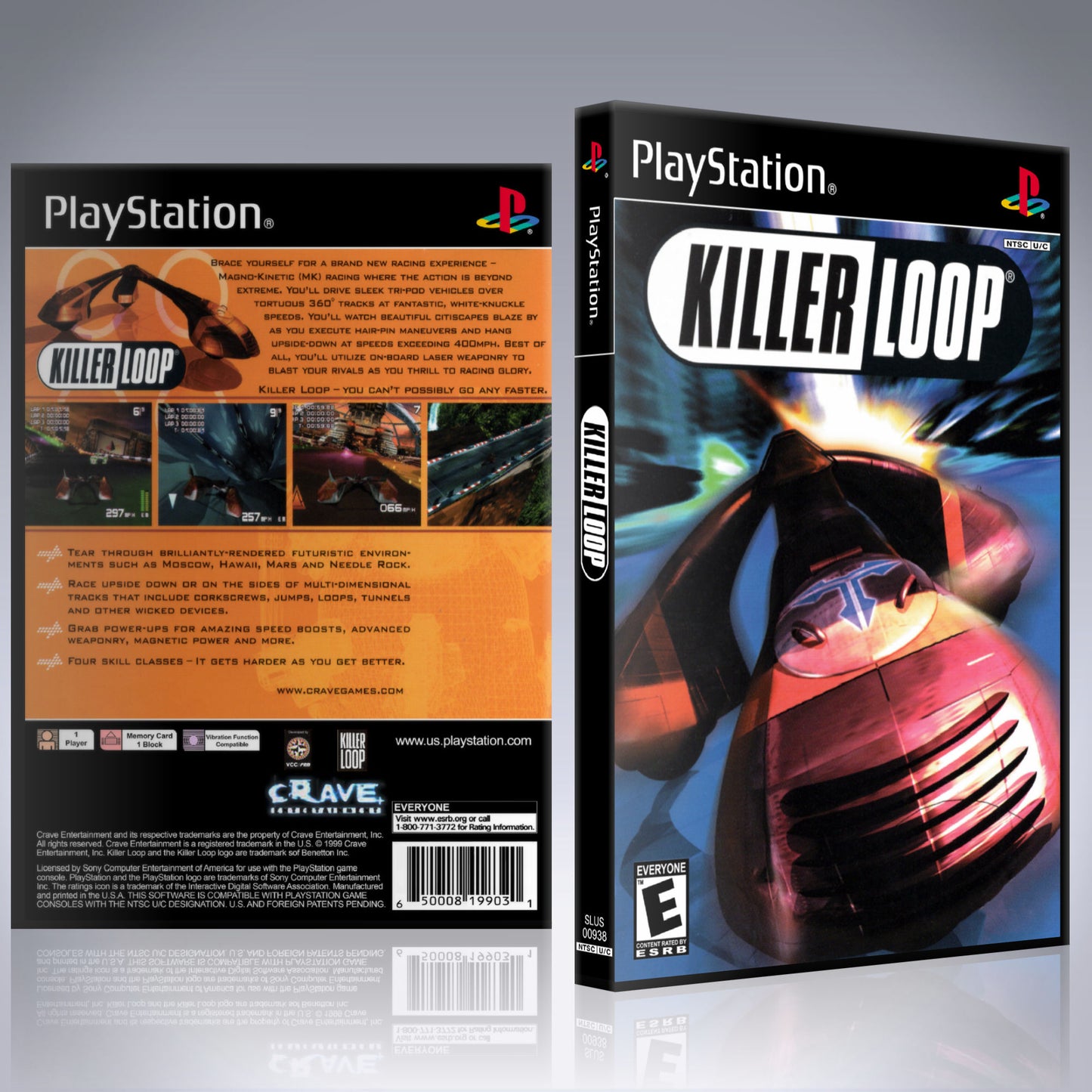 PS1 Case - NO GAME - Killer Loop
