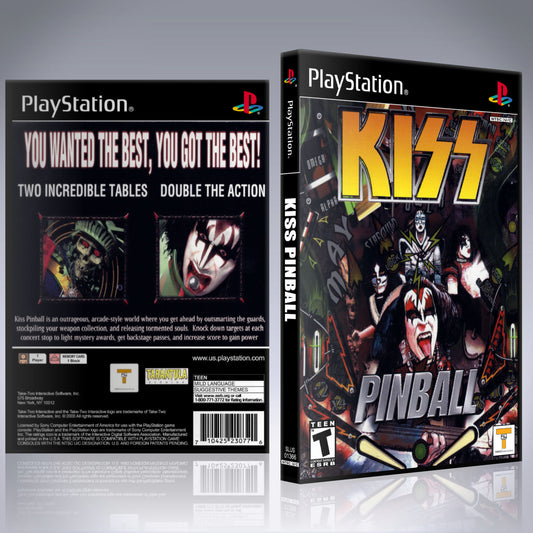 PS1 Case - NO GAME - Kiss Pinball