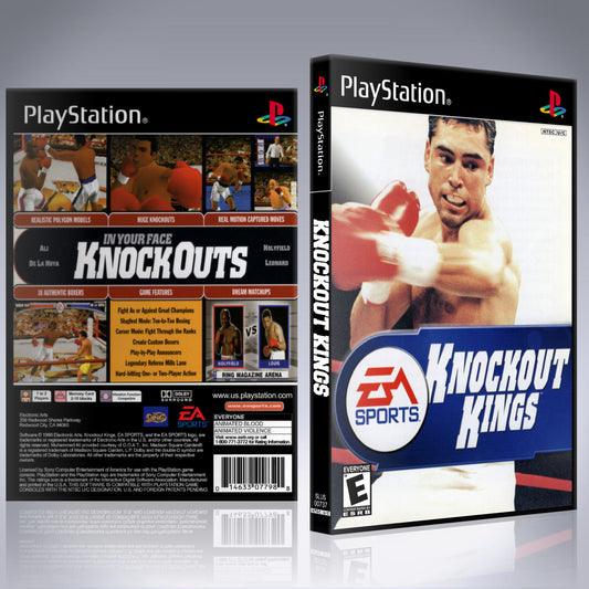 PS1 Case - NO GAME - Knockout Kings