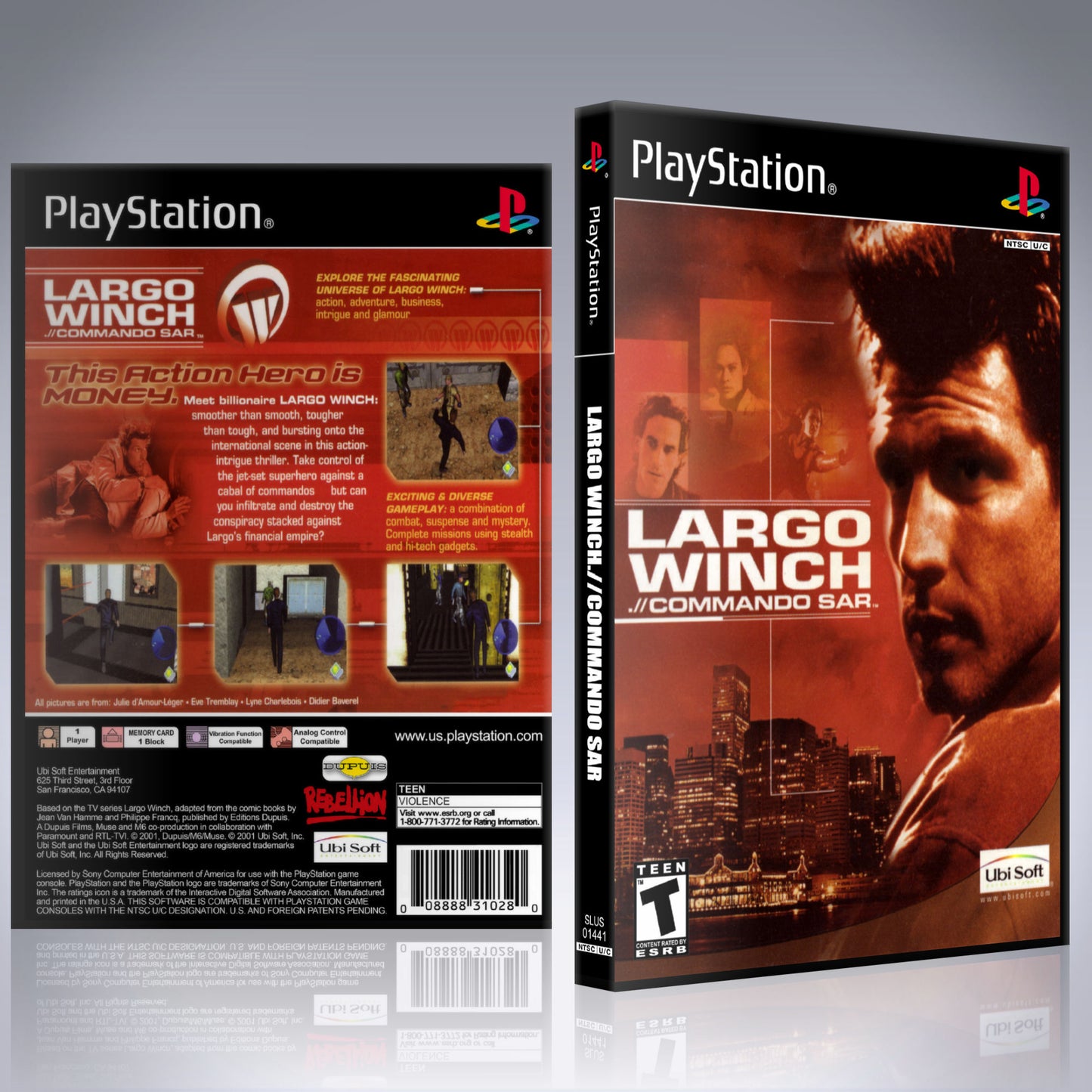 PS1 Case - NO GAME - Largo Winch
